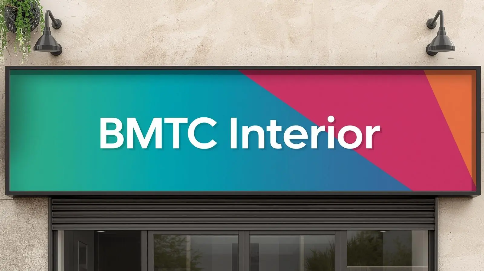 Shop Sign Board Design in Muscat, Oman | Custom LED & 3D Signage by BMTC Interior
