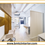 Modern and professional interior design for a clinic and salon in Oman