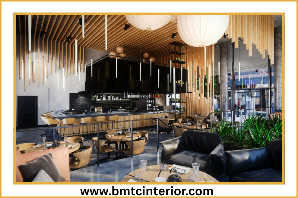 Here are a few options for ALT text, ranging in descriptiveness. Choose the one that best fits the specific visual content of the image: **Option 1 (Concise & Direct):** > Elegant restaurant interior in Muscat with comfortable seating and warm lighting. **Option 2 (Slightly More Descriptive):** > A welcoming and sophisticated restaurant interior design in Muscat, featuring plush seating, ambient lighting, and subtle Omani-inspired decor. **Option 3 (Focus on Atmosphere/Feeling):** > Cozy and inviting restaurant ambiance in Muscat, showcasing stylish furniture and soft illumination designed to encourage guests to linger. **Option 4 (If there are specific visual elements you want to highlight):** > A modern yet warm restaurant interior in Muscat, with deep-toned seating, intricate patterned wall accents, and strategic lighting creating an intimate atmosphere. **Option 5 (If the image shows a particular seating area):** > A comfortable dining nook within a Muscat restaurant, with plush seating, elegant table lamps, and decorative elements that invite relaxation. **Key considerations for choosing:** * **What is the most prominent feature in the image?** (e.g., seating, lighting, decor, a specific architectural element) * **What is the overall mood or feeling the image conveys?** (e.g., luxurious, cozy, modern, traditional) * **Does the image illustrate a specific design trend mentioned in your post?** **Why these are good ALT text:** * **Descriptive:** They tell a visually impaired user what the image depicts. * **Relevant:** They connect to the post's topic of restaurant interior design in Muscat. * **Concise:** They are not overly long, making them easy to read by screen readers. * **Keywords:** They include relevant keywords like "restaurant interior," "Muscat," and "design."