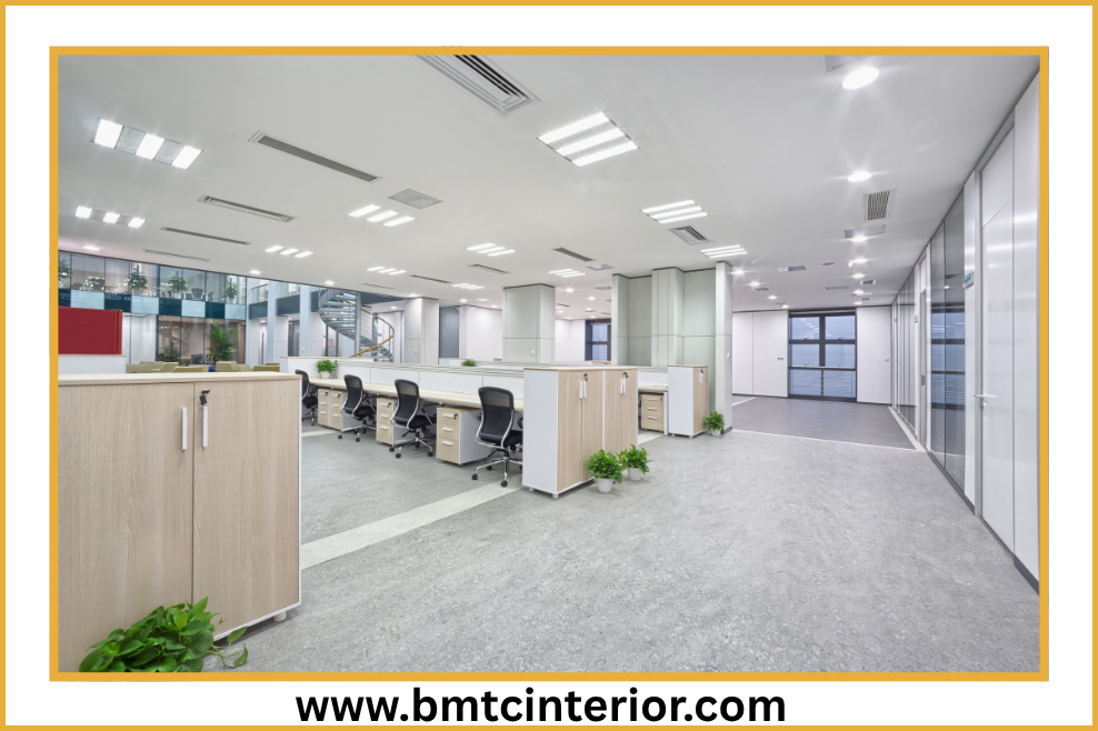 Transform your outdated business space in Oman with professional commercial interior design services from BMTC.