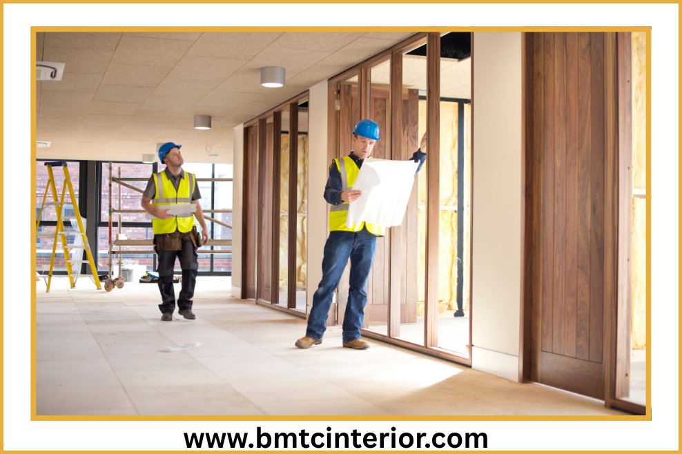 Interior fit-out drawings and cost review documents for a value engineering study