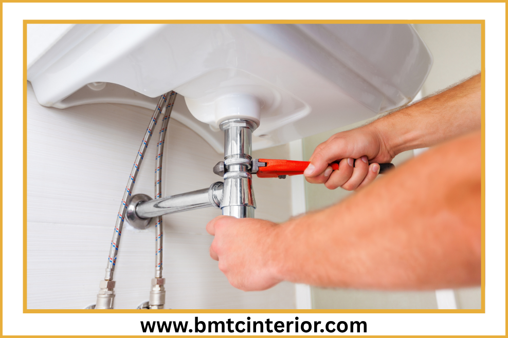 Commercial plumbing fit-out installation in Oman
